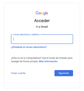 13. Usar un correo de gmail