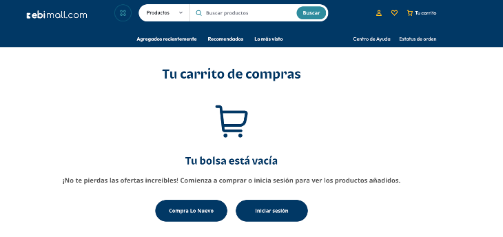 ebi-crear-carrito-vacio
