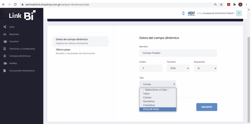 ingreso-valores-necesarios-crear-link-bi ingreso-valores-necesarios-crear-link-bi