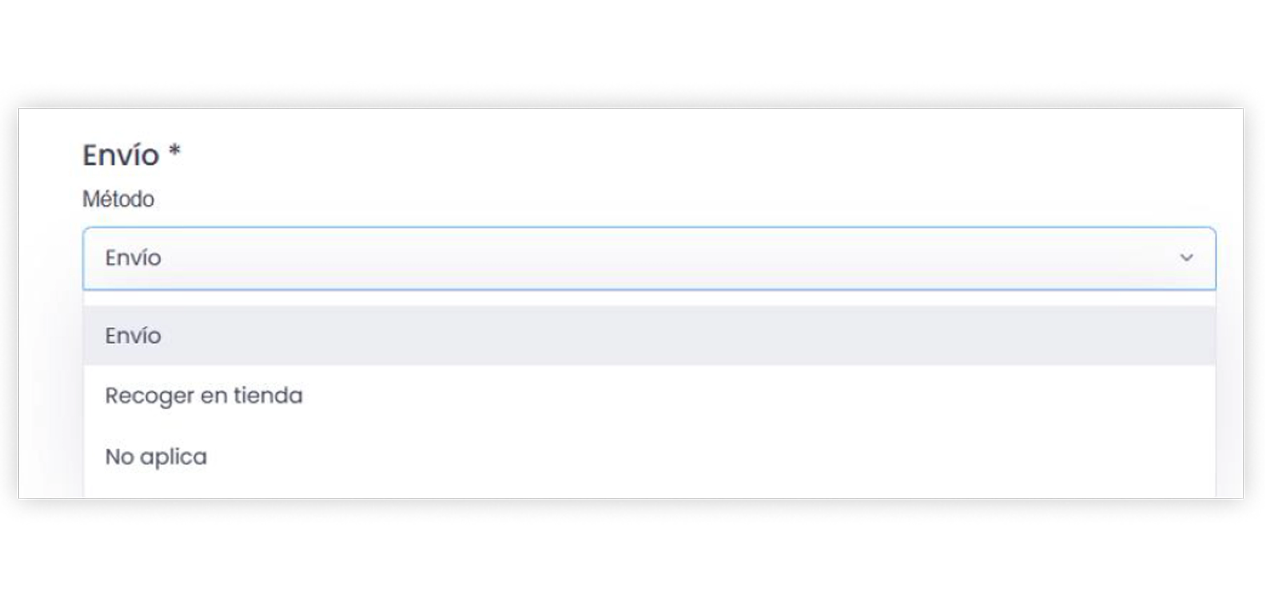 7 - tipo de envio o entrega 7 - tipo de envio o entrega