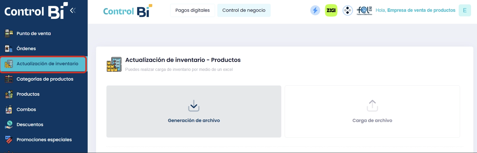 actualizacion actualizacion