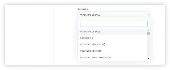 categorias categorias